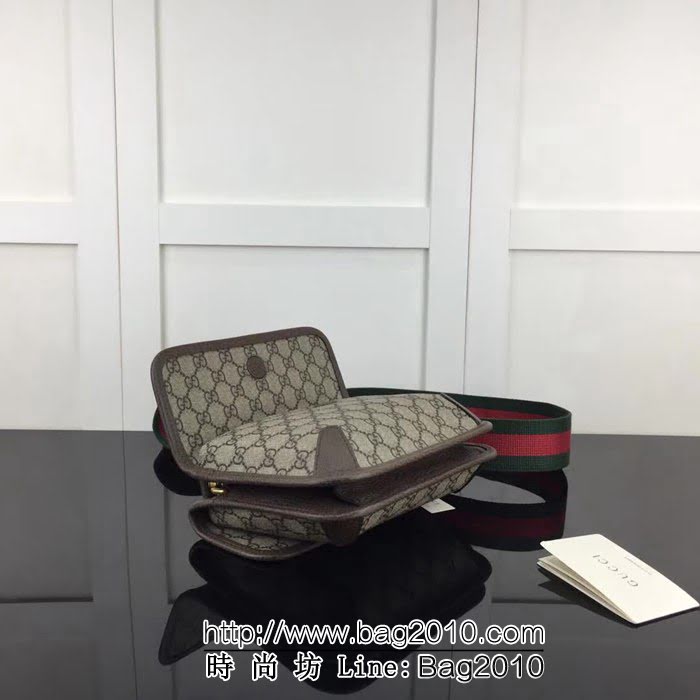 GUCCI古馳原單 新款專櫃品質原單貨實物實拍501050 啡pvc啡皮高仿郵差包 HY1209